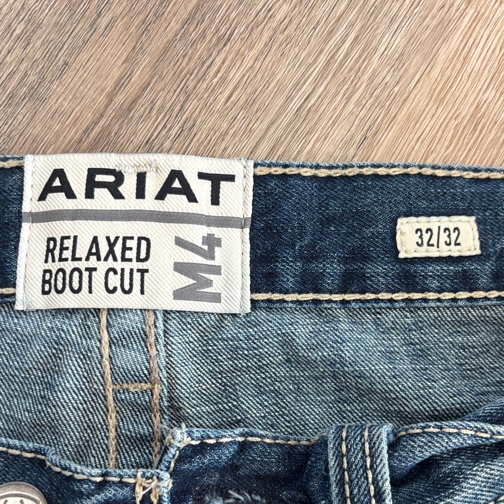 Ariat Men's Relaxed Boot Cut Jeans - Blue